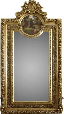 Zdjęcie produktu dla Lustro w stylu antycznym Casa Padrino 105 x h. 192 cm - Lustro ścienne w stylu barokowym