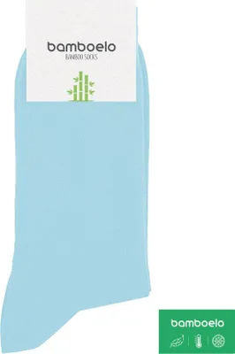 Produktbild von Bambus Socken nahtlos atmungsaktiv Größe 39-42 Türkis 1 Paar