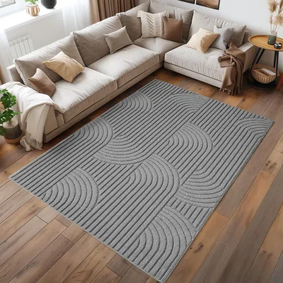 Zdjęcie produktu dla Homebyhome Dywan Salon Boho Design Bouclé P?telkowy Styl Skandynawski Trwa?y Mi?kki do Sypialni, Rozmiar: 160x230 cm