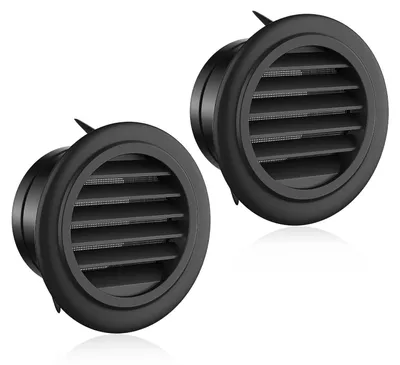 Immagine prodotto di Set di 2 griglie di ventilazione con protezione anti-insetti, 75 mm