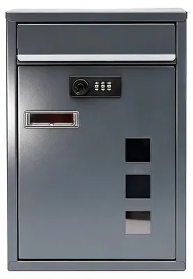 Immagine prodotto di Casella postale, chiusura con codice, ampia capienza, grigio scuro