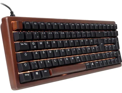 Image de Sharkoon 4044951042623 Sharkoon Gaming Tastatur Skiller SGK50S2 Wood schwarz