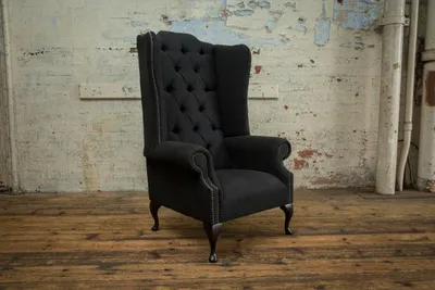 Productafbeelding van Ohrenfauteuil, Chesterfield-fauteuil, fauteuil, bank, gestoffeerde stoel, leunstoel, woonkamer, relaxfauteuil, clubfauteuil