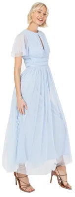 Produktbild von Anaya with Love Damen Ladies Midaxi Dress for Women High Waist Keyhole Short Flu