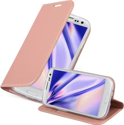 Produktbild von Cadorabo Handyhülle für Samsung Galaxy S3 MINI Schutz Hülle in Rosa Cover Etui Book Case Booklet