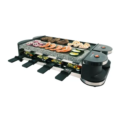 Produktbild von Korona 45071 Raclette-Grill-Kombigerät, Raclette-Grill mit heißem Stein