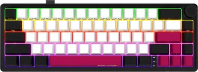 Image de Lorgar LORGAR KBP70MW, Wireless 65% Mechanical Gaming Keyboard Pro, Black/red, EN layout