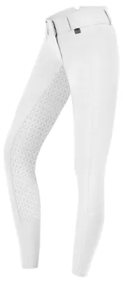 Produktbild von E.L.T Reithose Damen Full-Grip Micro Sport Silikon High Waist Weiß 36