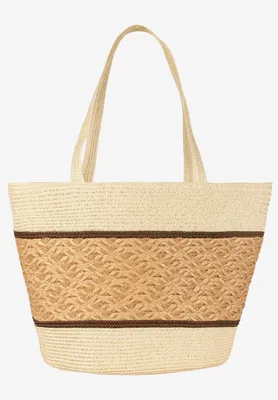 Produktbild von MORE & MORE Straw Bag with Strip 3280 straw bag s 0