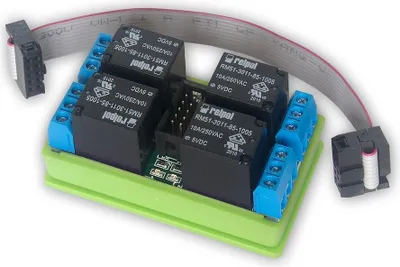 Productafbeelding van TINYCONTROL: Uitbreidingsmodule voor LAN-controllers, 4x relais, 10A