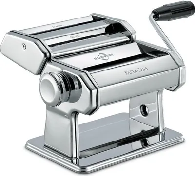 Zdjęcie produktu dla Küchenprofi 150 Pasta Casa, Ręczna maszynka do makaronu, Makaron, Spaghetti, Stal nierdzewna, Stal hartowana, Stal nierdzewna, 200 mm