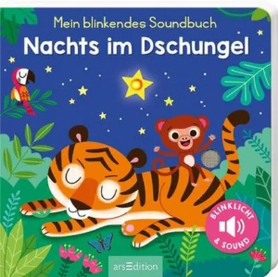 Obrázek produktu pro Mein blinkendes Soundbuch - Nachts im Dschungel