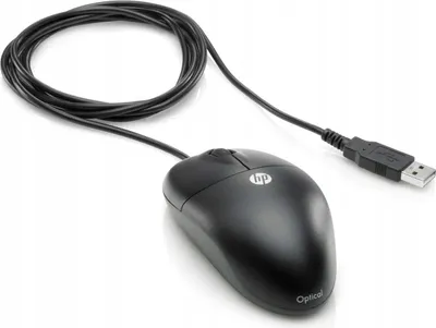 Produktbild von HP DC172B, Beidhändig, Optisch, USB Typ-A, Schwarz