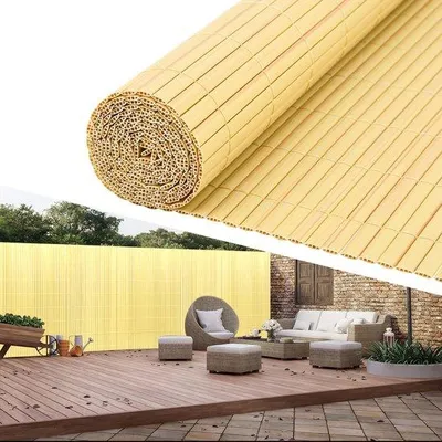Immagine prodotto di Recinzione da giardino in PVC, 1,8 x 4 m, per garantire la privacy, delimitare il giardino e coprire il balcone