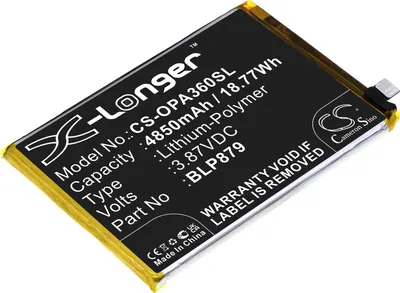 Immagine prodotto di TECHTEK Batteria compatibile con [Oppo] A36, A36 2022, PESM10 sostituisce BLP879