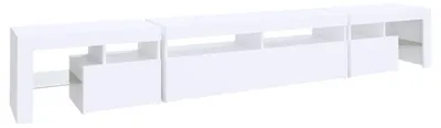 Obrázek produktu pro vidaXL TV skříňka s LED světly bílá 260x36,5x40 cm
