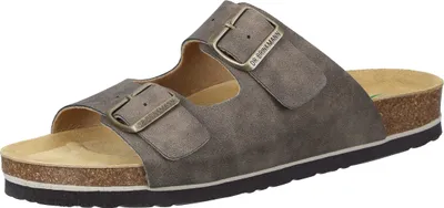 Produktbild von Dr. Brinkmann Herren bequeme Pantolette Schnallen Clog 600137, Größe:45 EU, Farbe:Braun