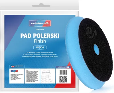 Produktbild von Polierpad Soft 150mm mit Klett 125mm Schwammscheibe Finish e-lakiernik