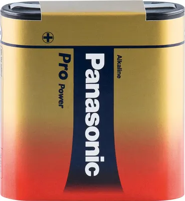 Produktbild von Panasonic 3LR12PPG, Alkali, 4.5 V, 63 mm, 22 mm, 63 mm