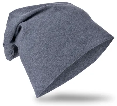 Produktbild von Kinder Beanie Unifarbe Anthrazit L