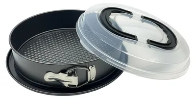 Imagen del producto de Molde desmontable pastel con tapa - Ø 26 cm - Antiadherente - Antracita