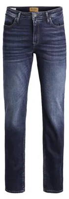 Produktbild von Jack & Jones 12177444, Blau, Jeans, Baumwolle, Elasthan, Nicht bleichen, Feinwäsche (30°C), 1 Stück(e)