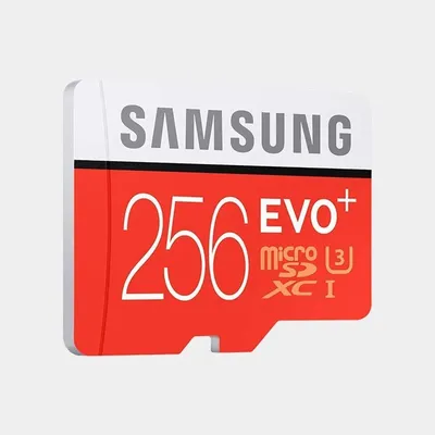 Produktbild von Samsung EVO Plus MB-MC256D, 256 GB, MicroSDXC, Klasse 10, UHS-I, 95 MB/s, 90 MB/s