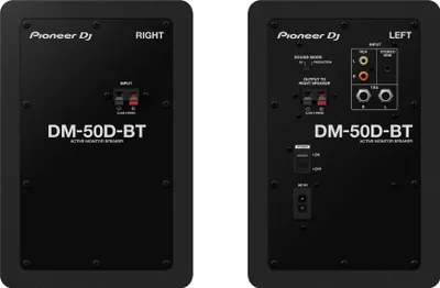 Image de Pioneer DJ DM-50D-BT Système de moniteur de bureau 5 pouces avec Bluetooth® (Noir)