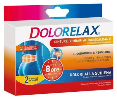 Immagine prodotto di Cintura Lombare Autoriscaldante Dolorelax 2 Pezzi