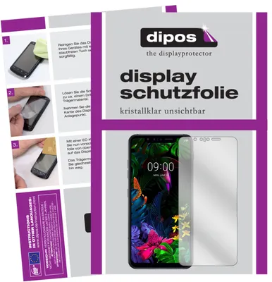 Produktbild von 1x Schutzfolie für LG G8s ThinQ klar Displayschutzfolie Folie Display Schutz dipos