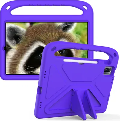 Produktbild von Hülle für Xiaomi Pad 5 / Pad 5 Pro, Leichte Stoßfeste Eva Kinder Schutzhülle mit Griff und Faltbarem Ständer Lila