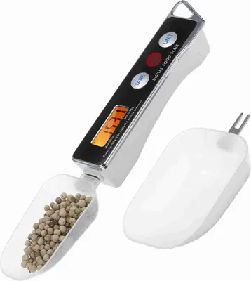 Obrázok produktu pre Digitálna kuchynská váha – elektronická kuchynská váha s rozsahom 0,05–500 g, funkciou tarovania a LCD displejom na váženie potravín, korenín a pri pečení