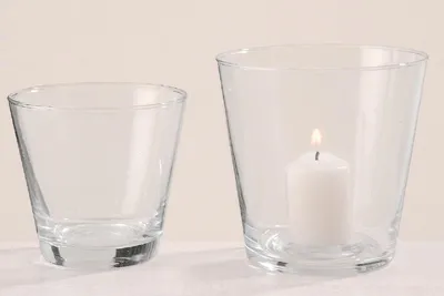 Produktbild von Windlicht Vase Glas transparent H.13 cm Stückpreis