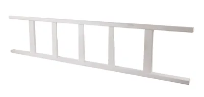 Produktbild von 1x Schöne, weiße Leiter aus Holz mit 6 Sprossen, schön als Handtuchhalter, Landhaus Badmöbel, oder zum Dekorieren, neu, 165cm