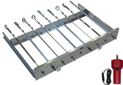 Produktbild von walexo Spießdreher (universell), incl. 9 Edelstahlspieße mit 5V USB-Motor