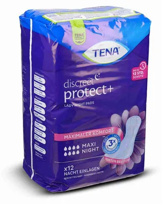 Image de Protections TENA Lady Discreet,Maxi Night(6x12pcs),