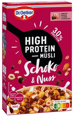 Immagine prodotto di Muesli al cioccolato e noci Oetker 0,4 kg