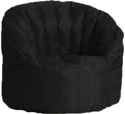 Produktbild von Runder Polstersessel, Farbe schwarz, Maße 80 x 80 x 80 cm