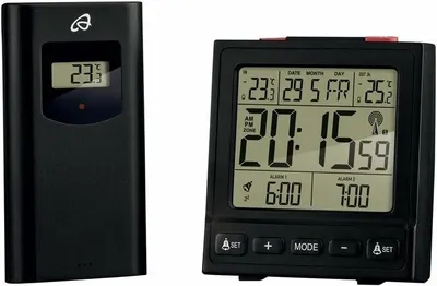 Produktbild von Auriol Funk Temperaturstation mit Funksensor, schwarz