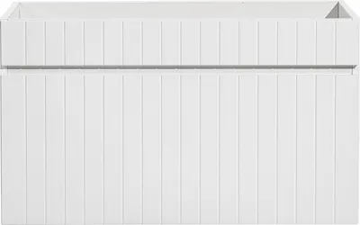 Produktbild von Waschtischunterschrank geriffelt weiß - 80 cm - SATARA
