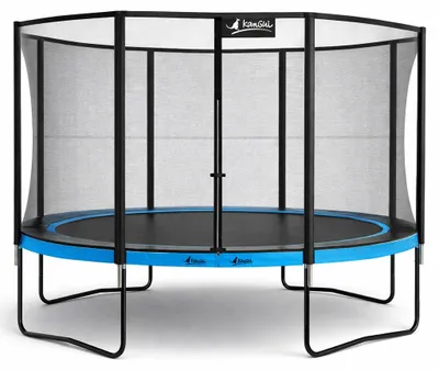 Produktbild von KANGUI - Gartentrampolin Ø 430cm + Sicherheitsnetz - PUNCHI 430 Blau