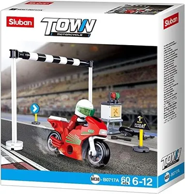 Produktbild von BLOCKS SLUBAN TOWN Motorradrennfahrer 60 - B0717A