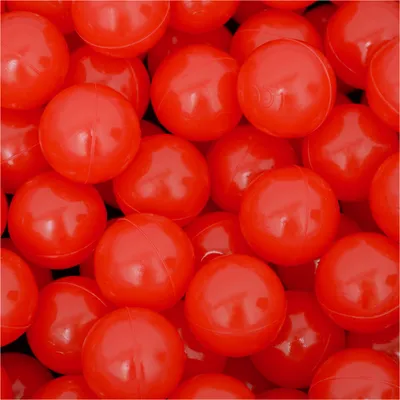 Produktbild von 50 Bälle für Bällebad 5,5cm Babybälle Plastikbälle Baby Spielbälle Rot