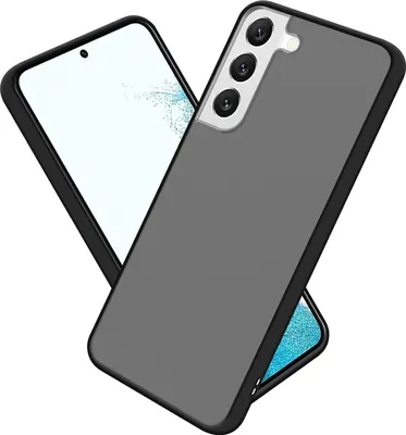 Image de Cadorabo Housse pour Samsung Galaxy S22 Housse de protection en noir Housse hybride pour portable Etui TPU silicone
