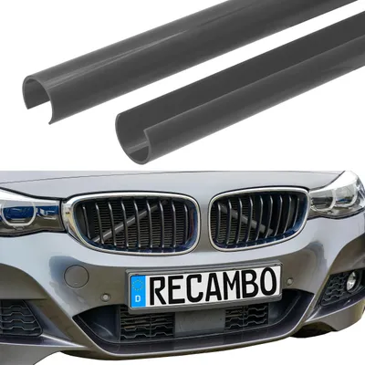 Obrázek produktu pro Lišty mřížky chladiče V vzpěry vhodné pro BMW F30 F31 F32 F33 F34 | Grey