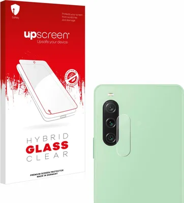 Produktbild von upscreen Schutzglas für Sony Xperia 10 V (NUR Kameraschutz) Schutzfolie Panzer Folie Glas Display Schutz klar