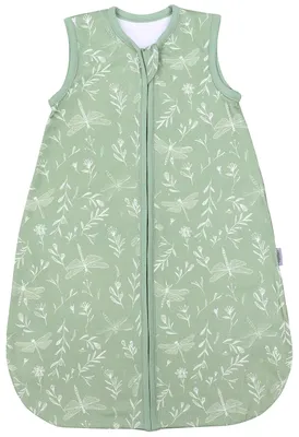 Produktbild von TupTam Baby Sommer Schlafsack 0.5 TOG aus en Materialien, Farbe: Salbei_Libellen, Größe: 80-86