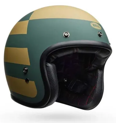 Image de Casque jet Bell Moto Custom 500, couleur vert, taille M