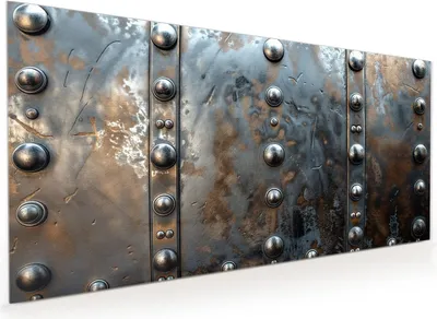 Produktbild von Küchenrückwand Spritzschutz Glas mit Motiv Metallstruktur 40 x 40 cm