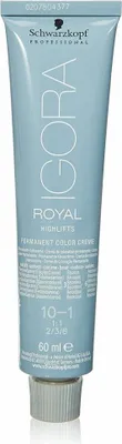 Produktbild von Schwarzkopf Igora Royal, Blond, 10-1, Ash Blond, Frauen, 60 ml, Tube